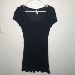 Little black short sleeve mini dress